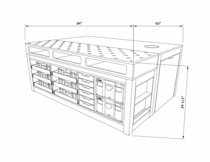 John Malecki - Table Saw Outfeed Table & Workbench Plan