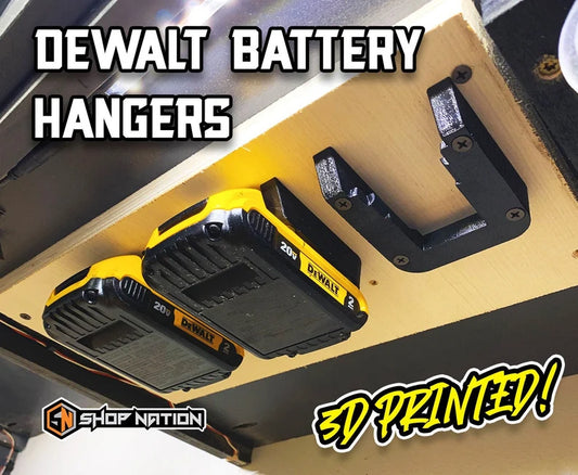Shop Nation - dewalt-20v-battery-hangers-3d-printed