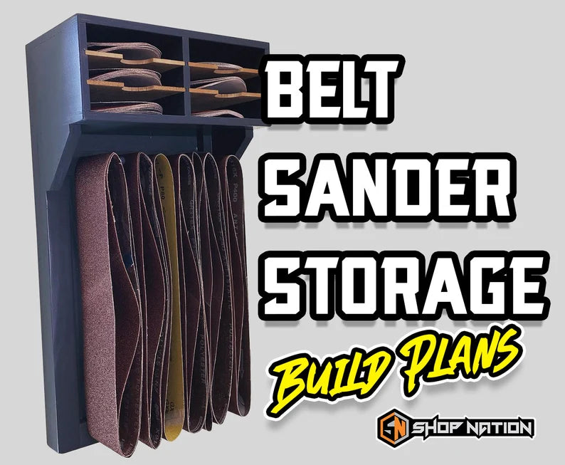 Shop Nation - diy-disc-belt-sanding-storage-woodworking-plans-instant-download