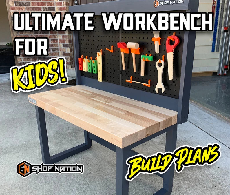 Shop Nation - the-coolest-kid-workbench-plans-instant-download