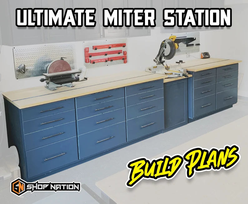 Shop Nation - ultimate-miter-station-woodworking-plans-instant-download