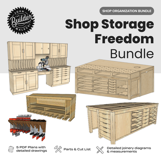 John Malecki - Freedom Bundle - Workshop Storage Plan Bundle