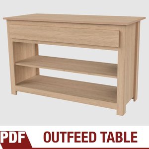 Make Something - tablesaw-outfeed-table