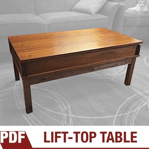 Make Something - coffee-table-w-lift-top-lid