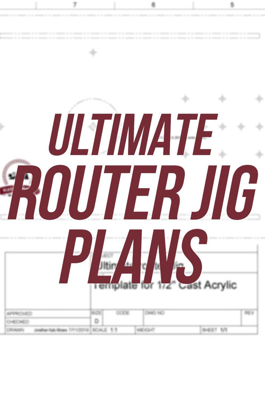 KM Tools - ULTIMATE ROUTER JIG FULL SIZE PLANS PACKAGE