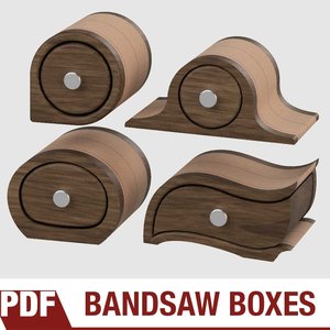Make Something - bandsaw-box-templates