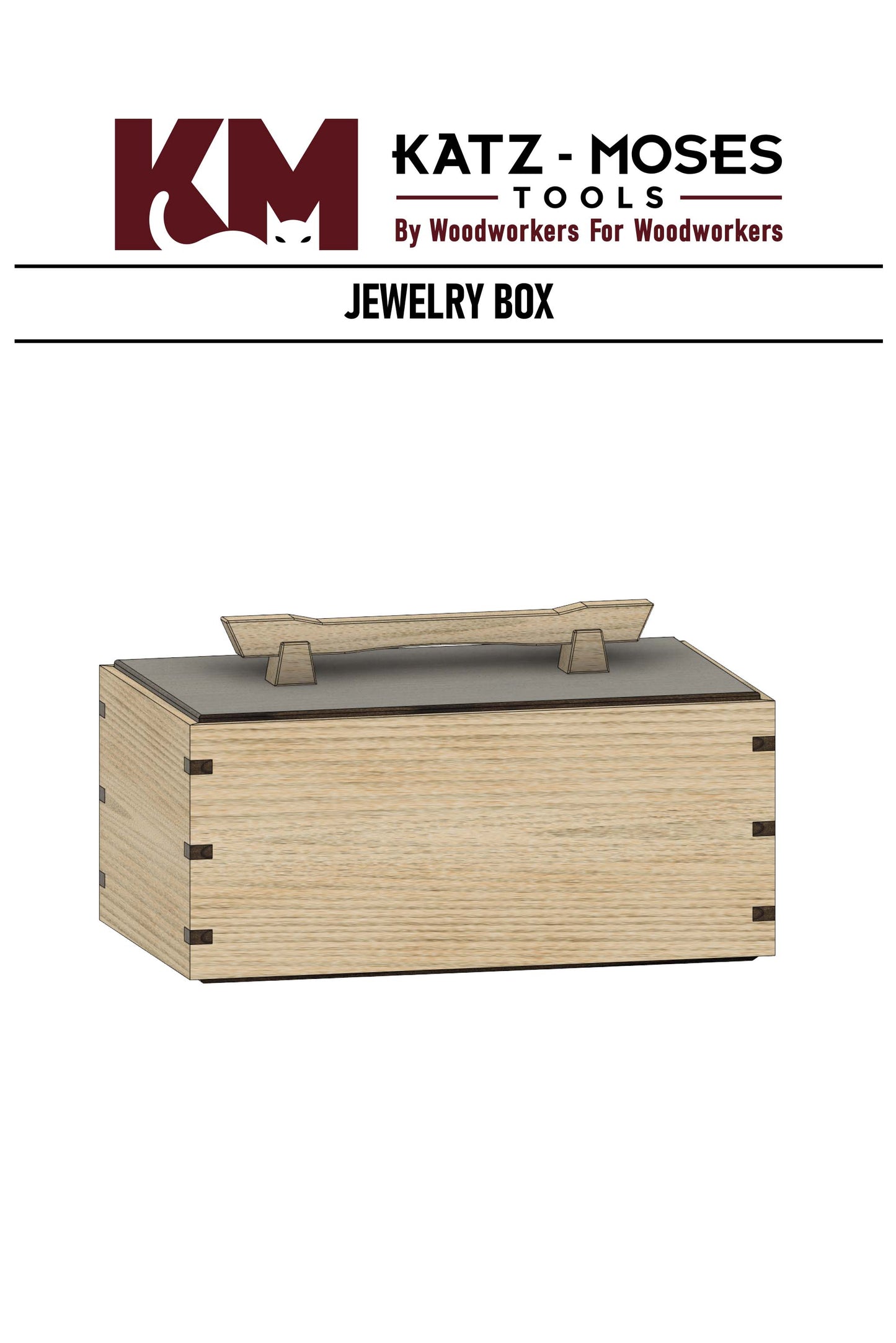 KM Tools - JEWELRY BOX BUILD PLANS