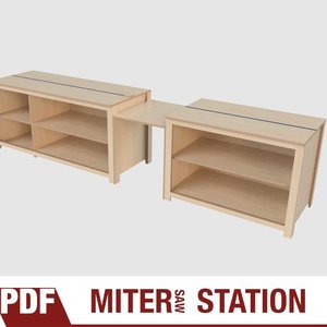 Make Something - miter-saw-station