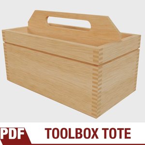 Make Something - toolbox-tote