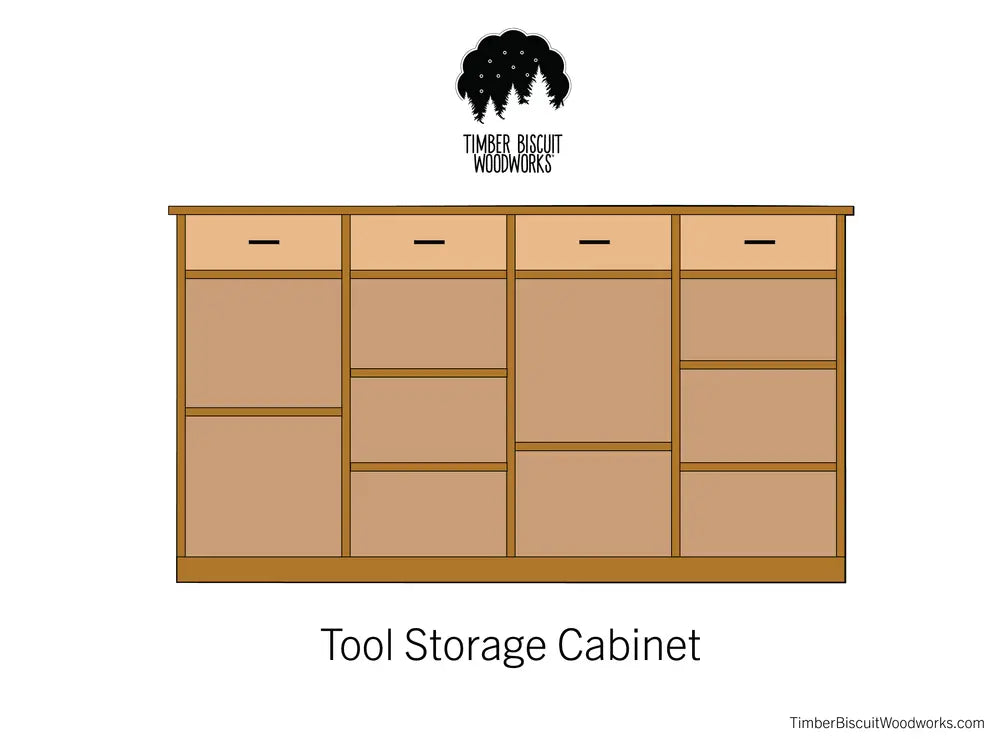 Timber Biscuit Woodworks - shop-tool-cabinet
